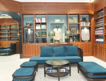 Grand opening ceremony of Tailored Vest store