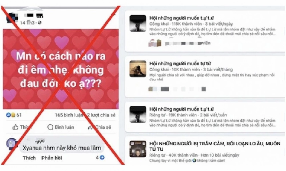 Không thể xem thường những hội nhóm khuyến khích người khác… tự tử