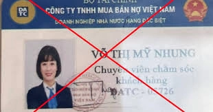 Cảnh báo mạo danh Công ty Mua bán nợ Việt Nam để lừa đảo