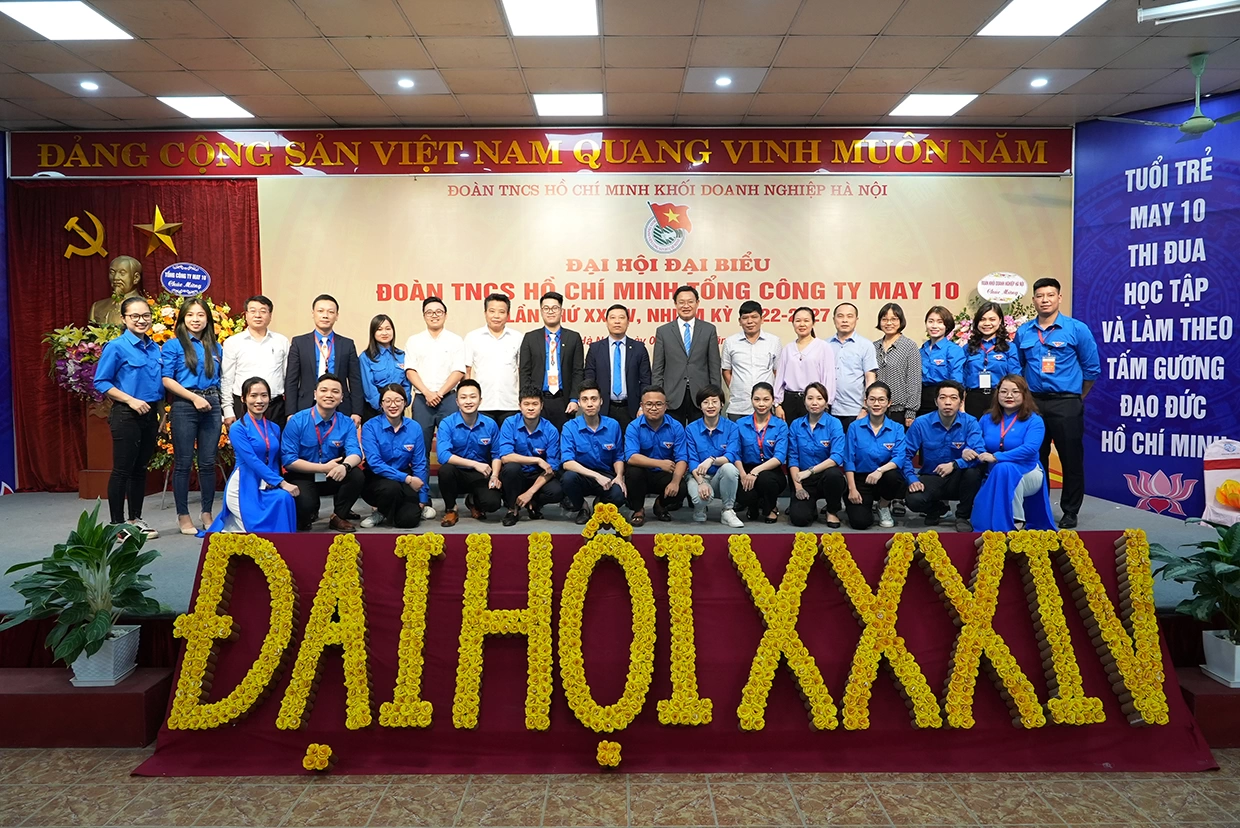 Đại hội Đoàn Thanh niên Tổng Công ty May 10 lần thứ 34, nhiệm kỳ 2022-2027