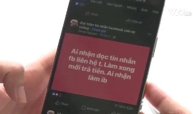 Cảnh giác với dịch vụ đọc trộm tin nhắn trên mạng xã hội