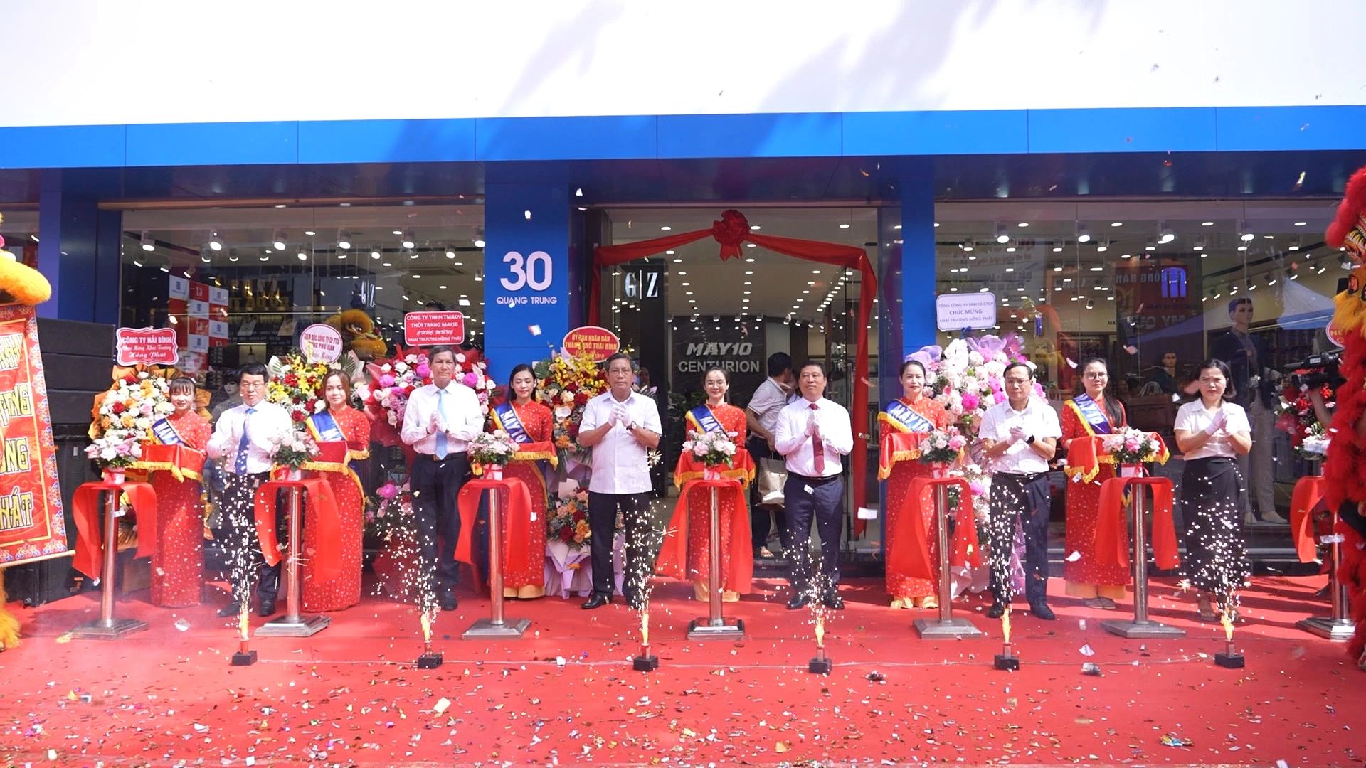 Khai trương Trung tâm thời trang May 10 – Centurion tại Thái Bình