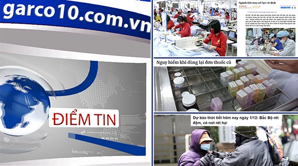 Điểm tin ngày 01/12/2022