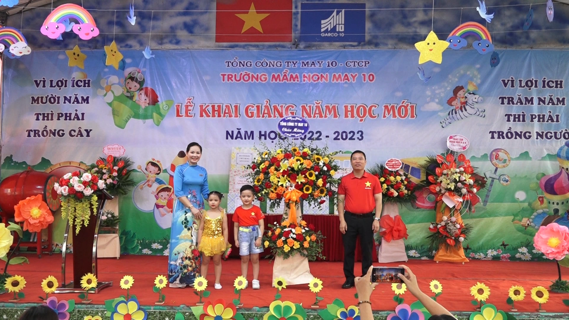 Trường Mầm non May 10 khai giảng năm học mới 2022 – 2023