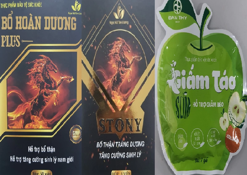 Cảnh báo 3 sản phẩm hỗ trợ giảm béo, tăng cường sinh lý chứa chất cấm