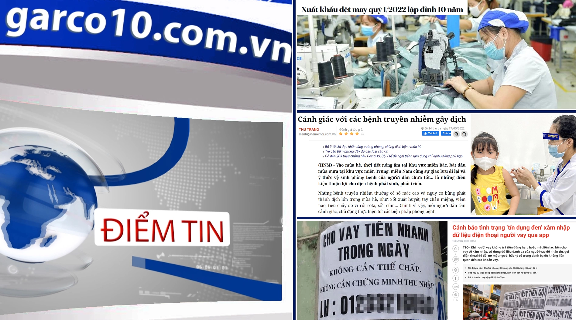 Điểm tin ngày 17/05/2022
