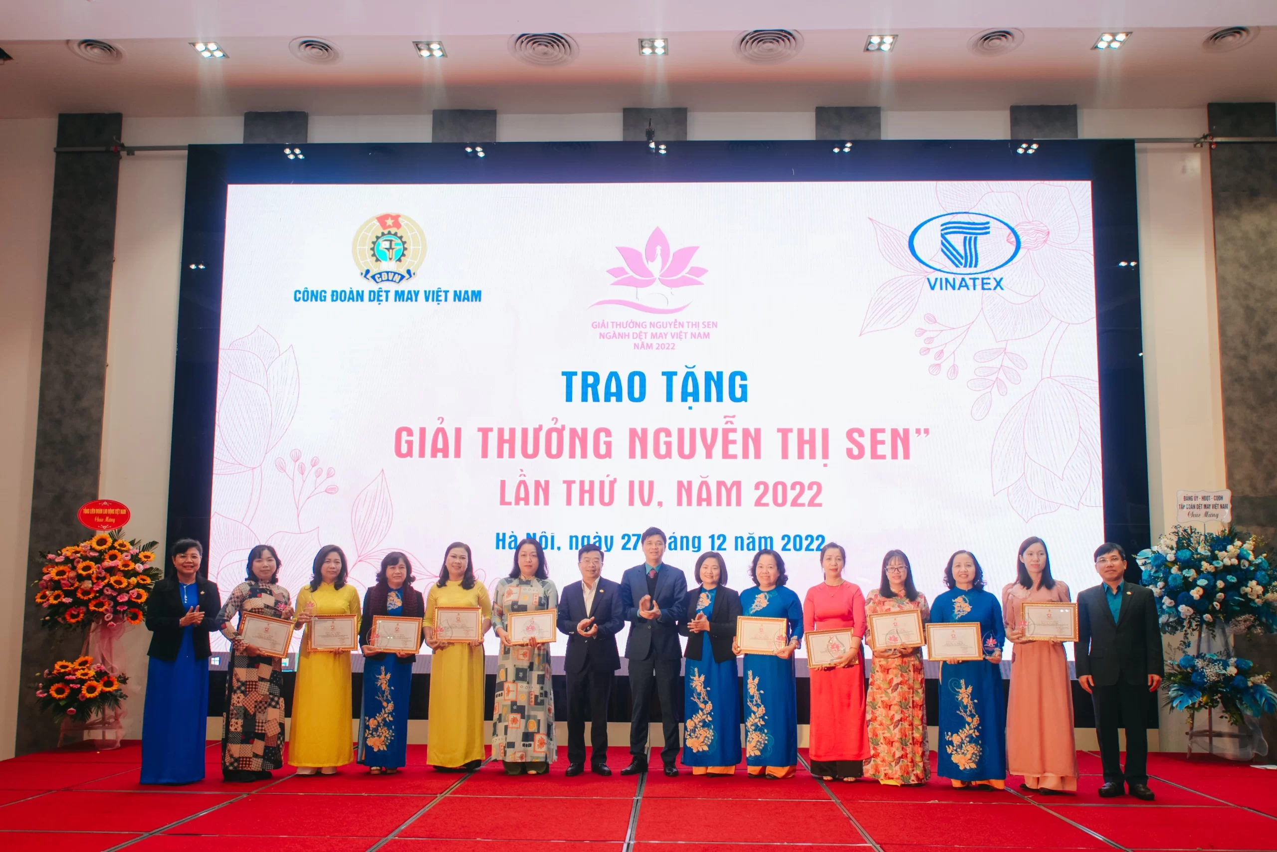 Công đoàn May 10 gặt hái nhiều giải thưởng năm 2022