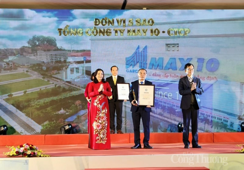 May 10 đạt danh hiệu sử dụng “Năng lượng xanh” 5 sao