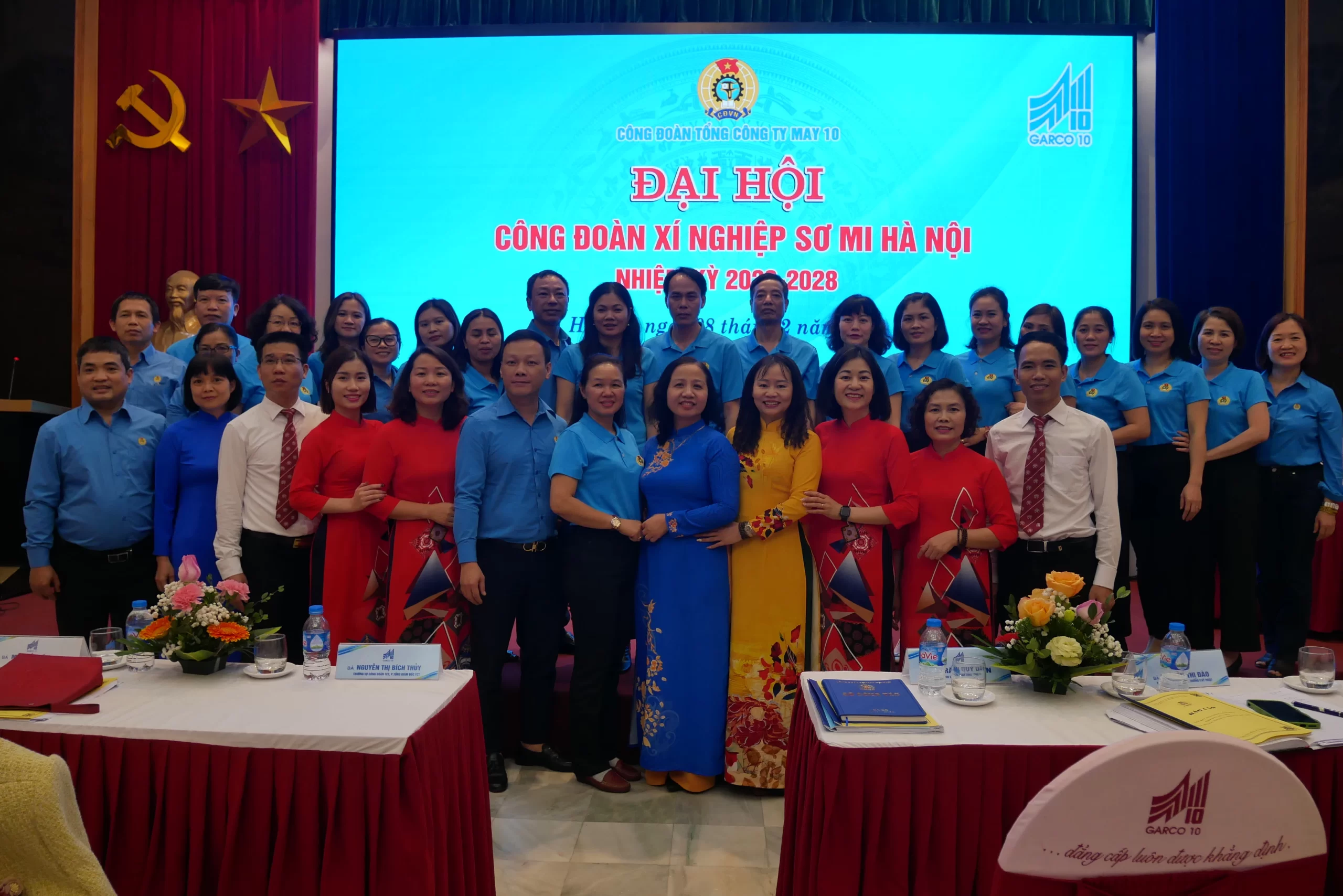 Công đoàn XN Sơ mi Hà Nội tổ chức Đại hội điểm, nhiệm kỳ 2023-2028