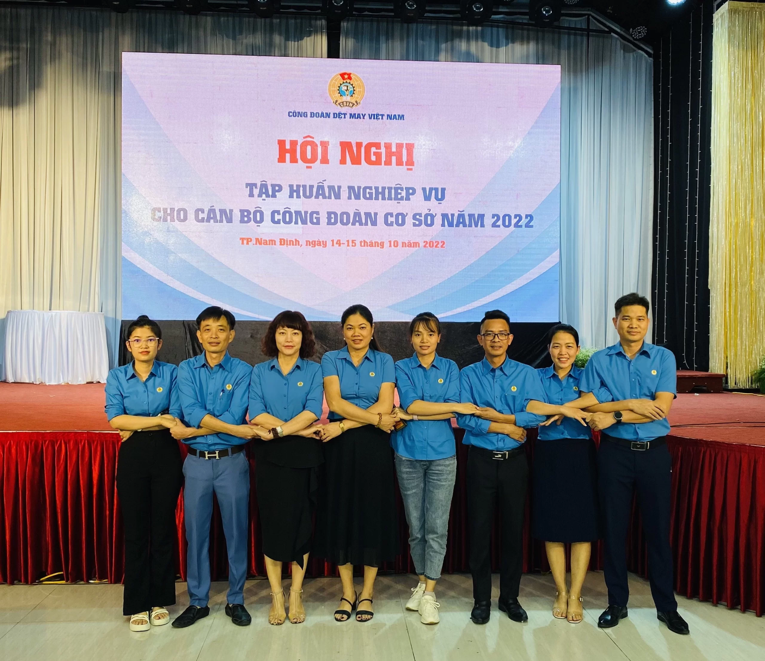 Công đoàn May 10 tham gia Hội nghị tập huấn cán bộ công đoàn cở sở miền Bắc năm 2022
