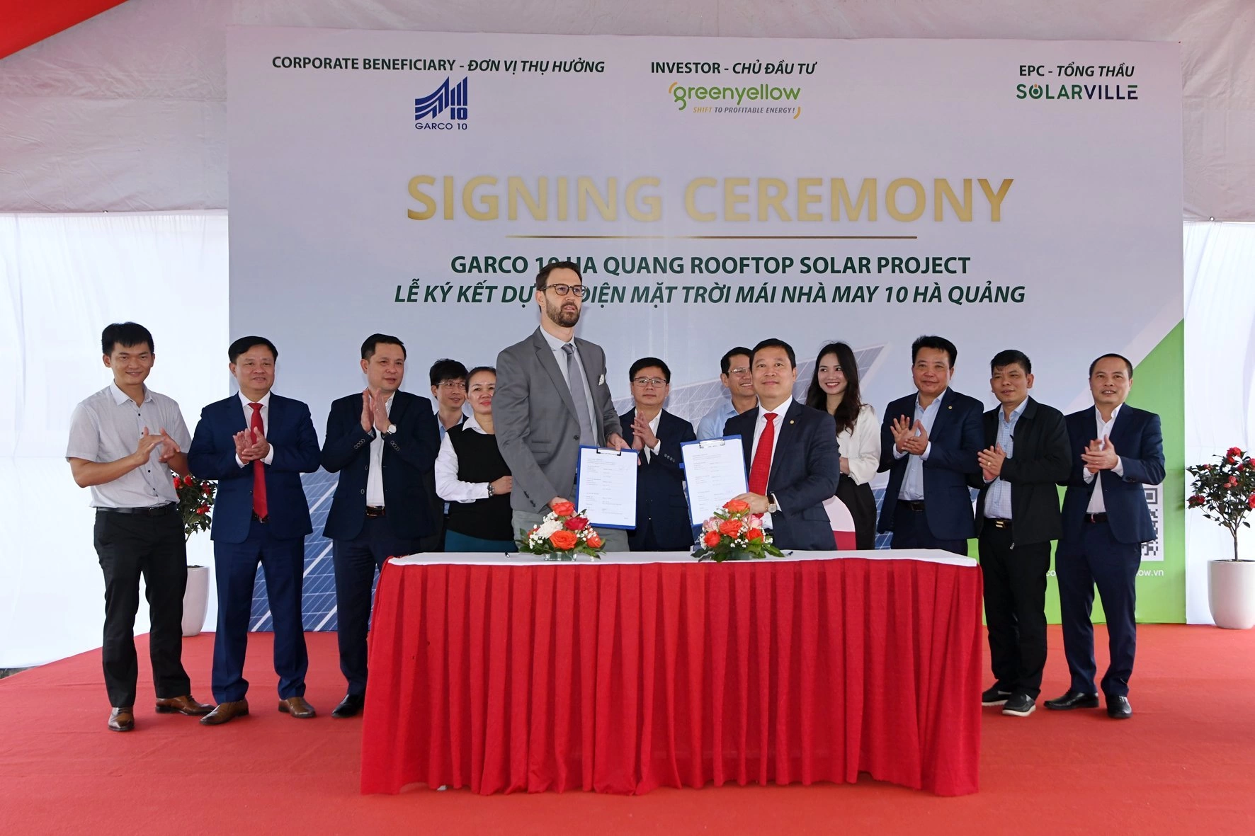 May 10 khởi công 02 dự án điện mặt trời mái nhà