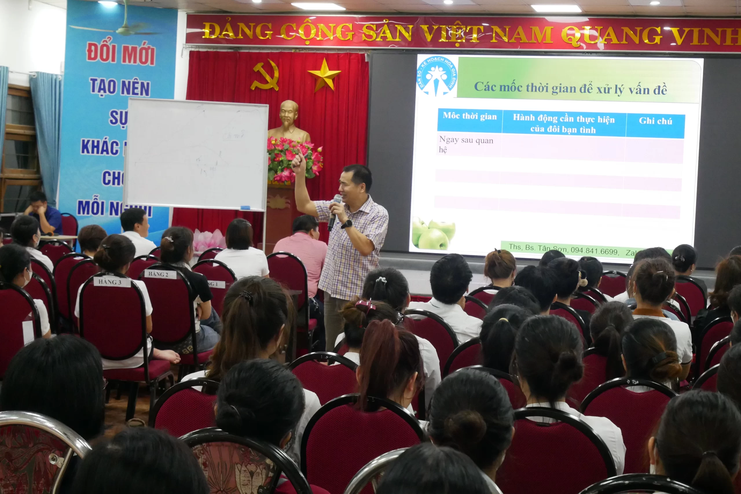 Nói chuyện chuyên đề Chăm sóc sức khỏe sinh sản và Kế hoạch hóa gia đình