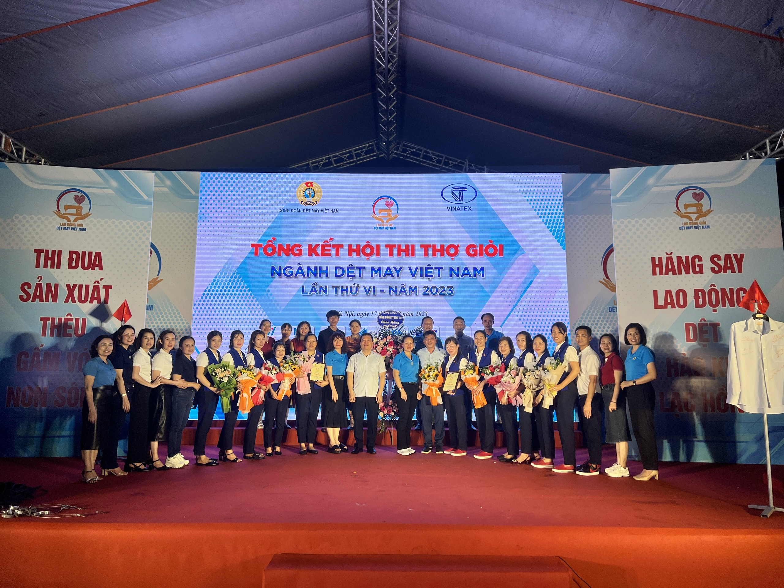 TCT May 10 đạt cú đúp giải bàn tay vàng – Hội thi thợ giỏi Ngành Dệt May lần thứ VI