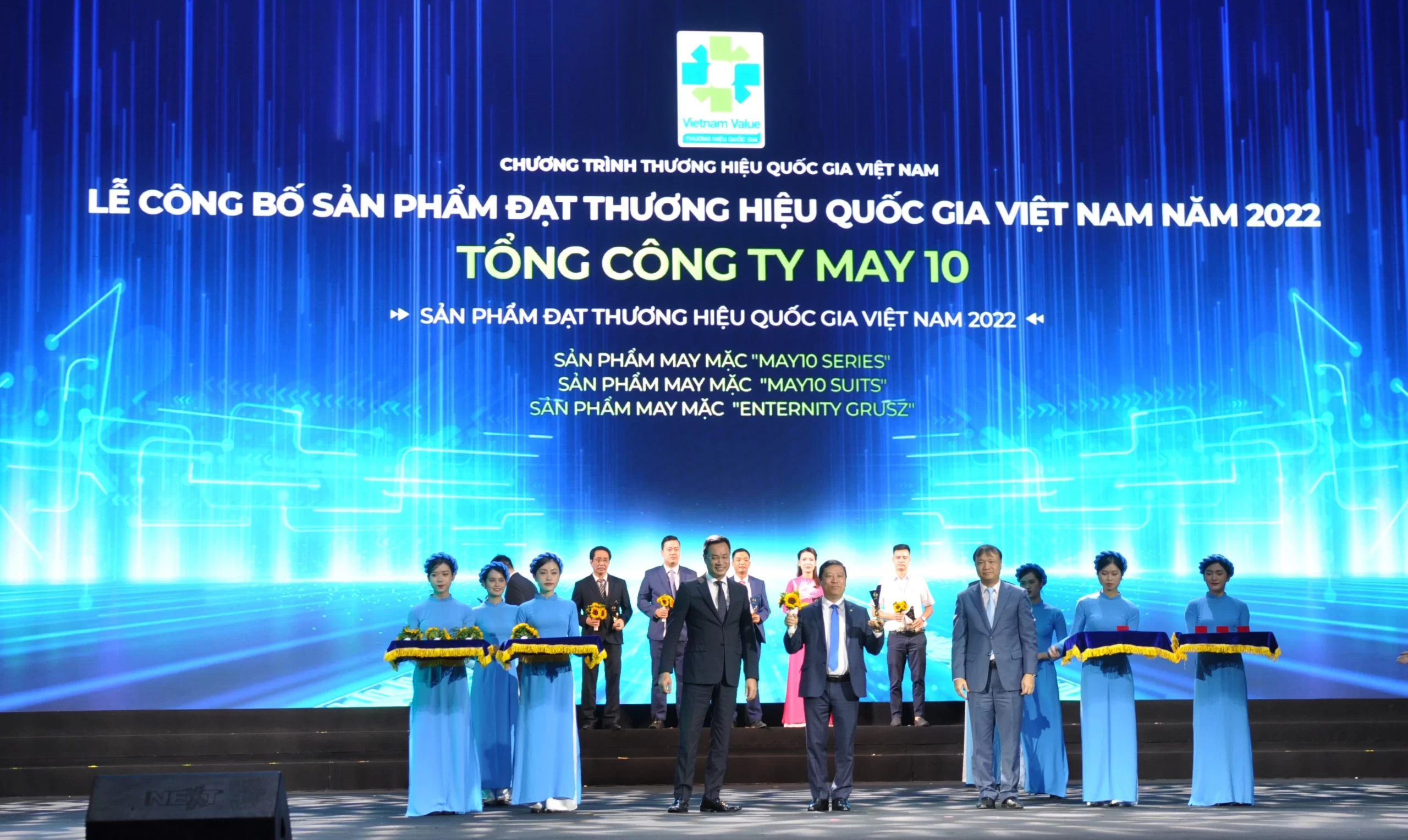 May 10 lần thứ 6 liên tiếp nhận giải thưởng Thương hiệu Quốc gia