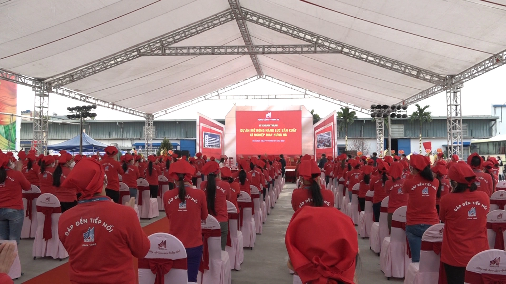 May 10 khánh thành công trình kỷ niệm 75 năm, nhà máy may 5 tầng hiện đại tại Hưng Hà – Thái Bình