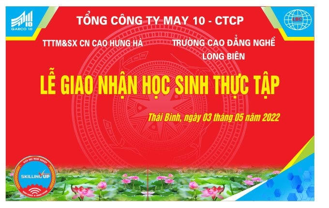 LBC bàn giao học sinh Nghĩa Lộ thực tập tại Veston Hưng Hà