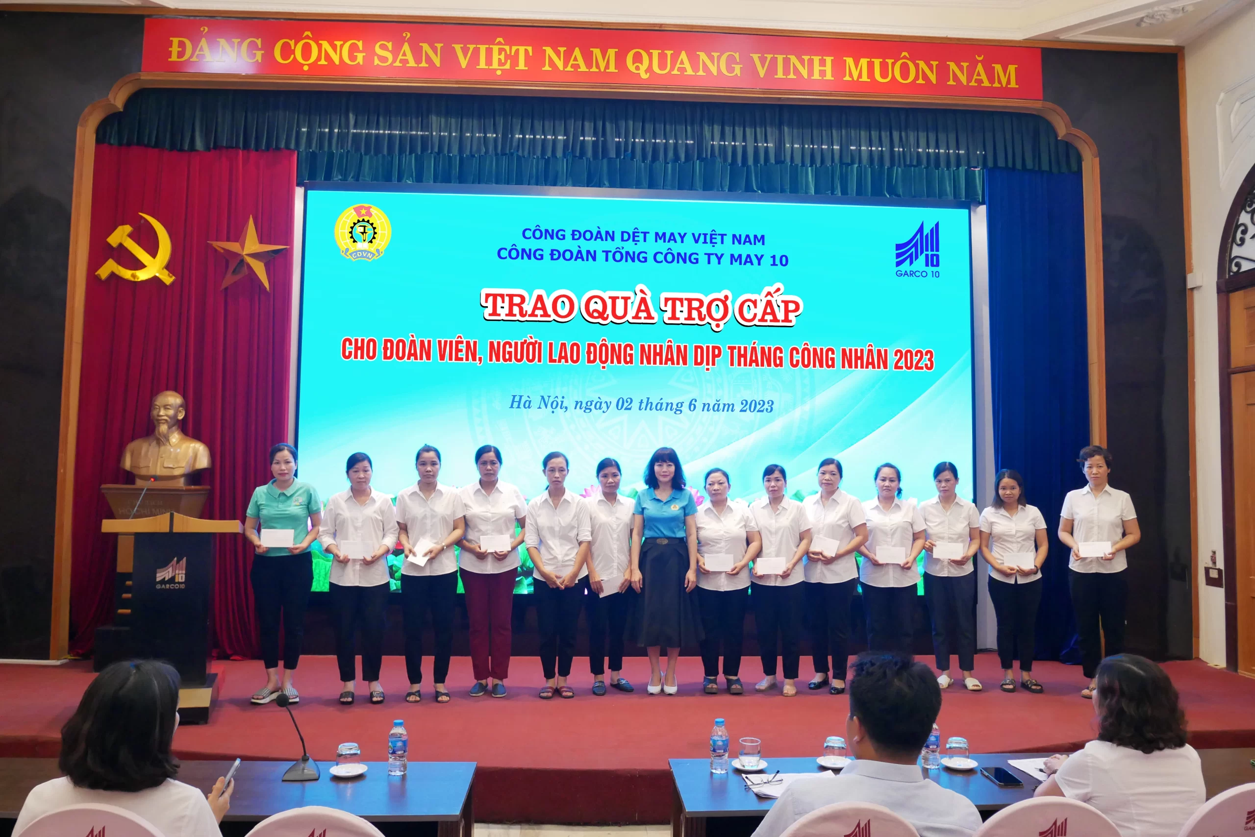 Các hoạt động chăm lo cho ĐVCĐ, NLĐ May 10 nhân tháng công nhân năm 2023