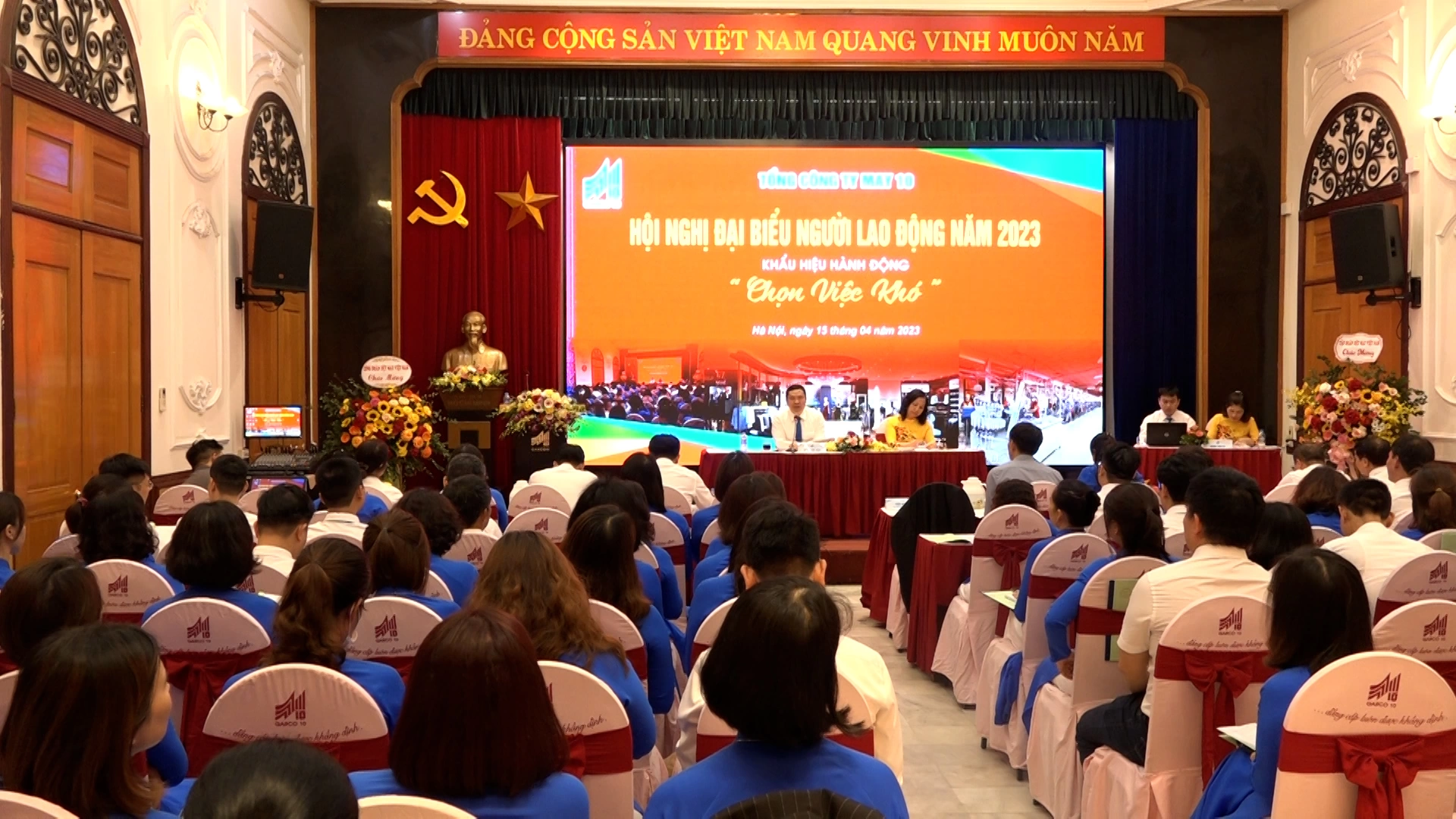 Hội nghị đại biểu người lao động TCT May 10 năm 2023