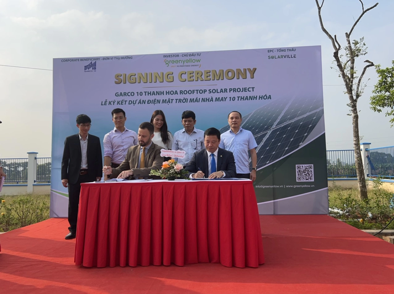 May 10 ký kết hợp tác cùng GreenYellow triển khai dự án điện mặt trời mái nhà