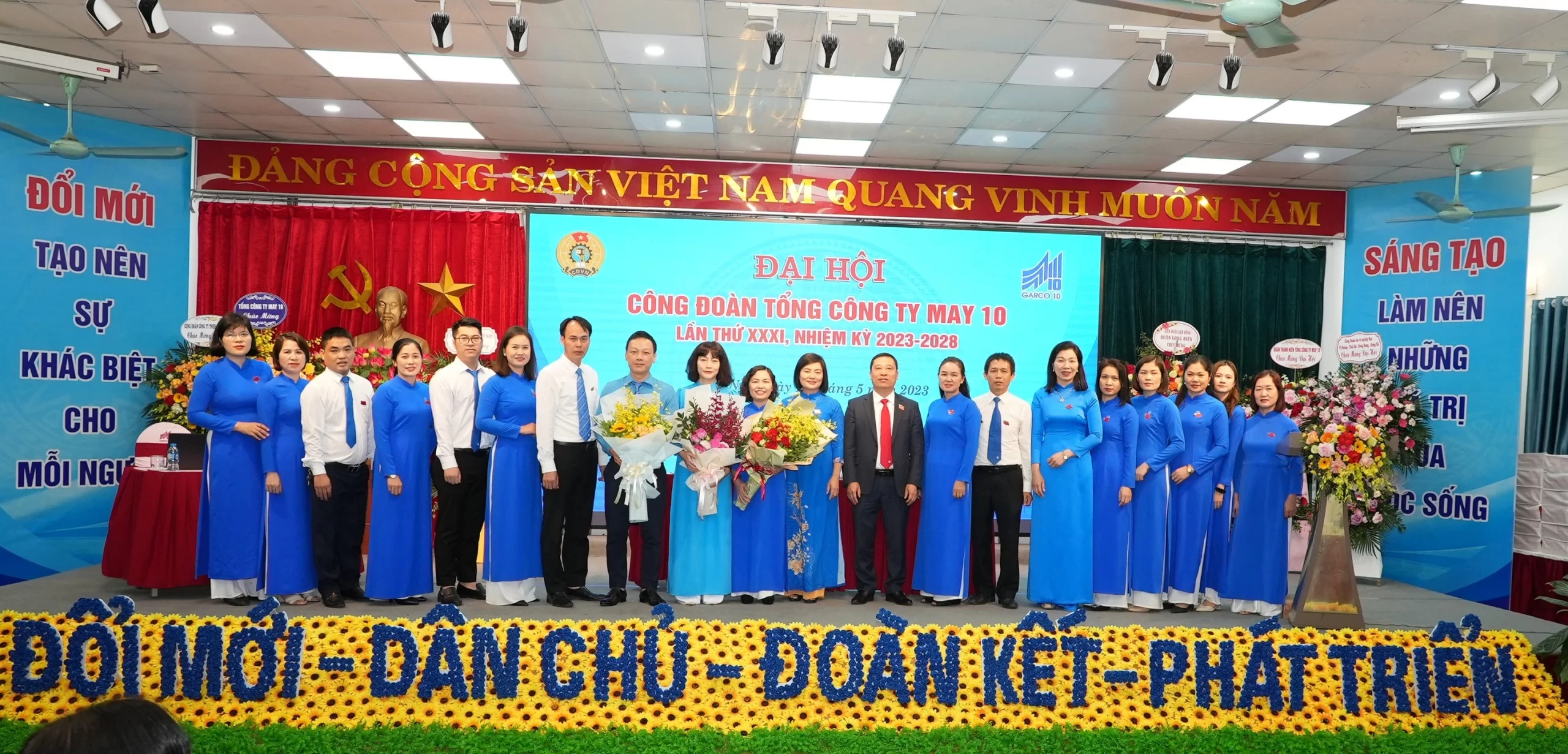 Đại hội Công đoàn TCT May 10 khóa XXXI (nhiệm kỳ 2023 – 2028) thành công tốt đẹp