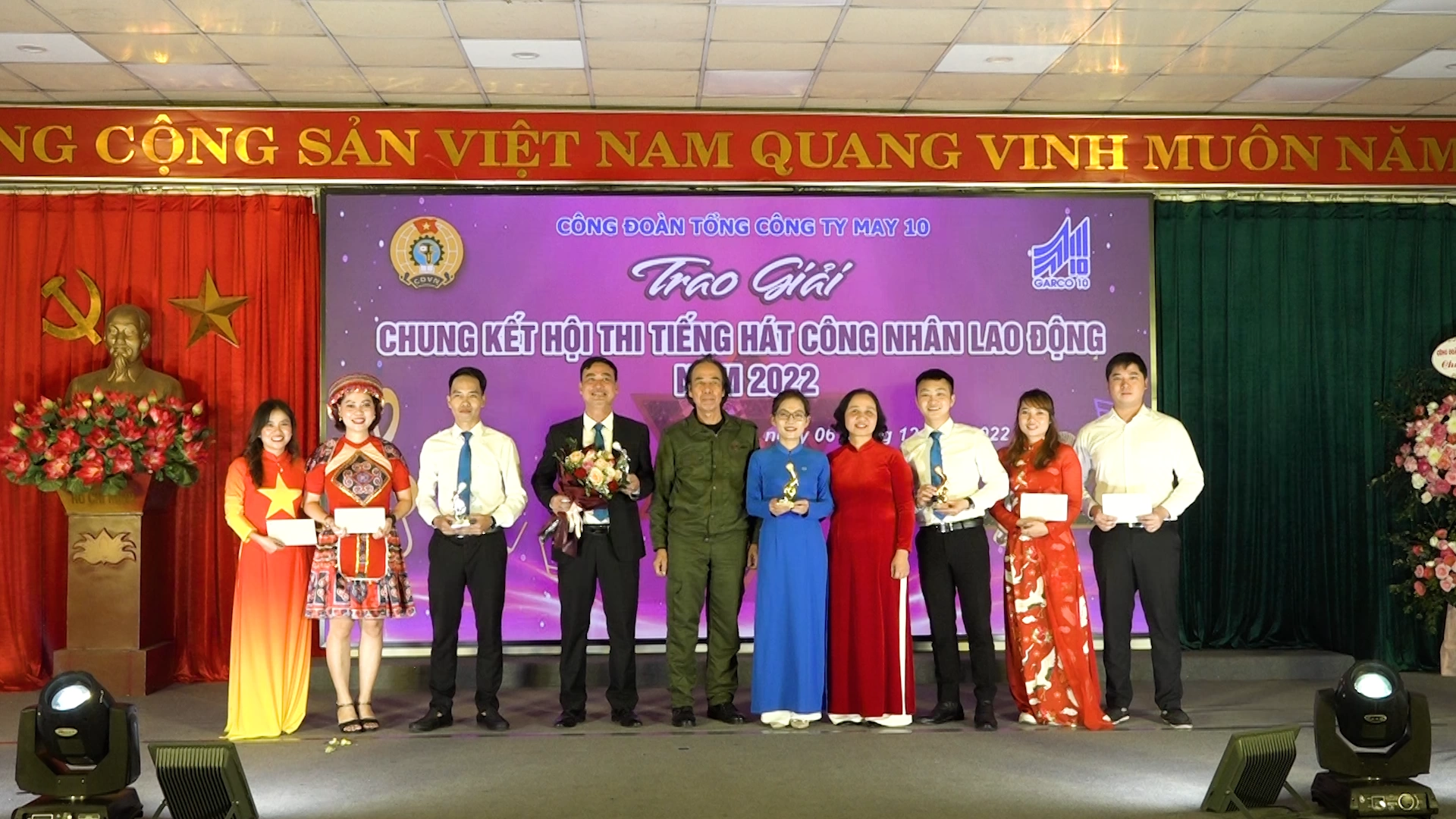 Bữa tiệc âm nhạc tại Hội thi Tiếng hát người lao động năm 2022