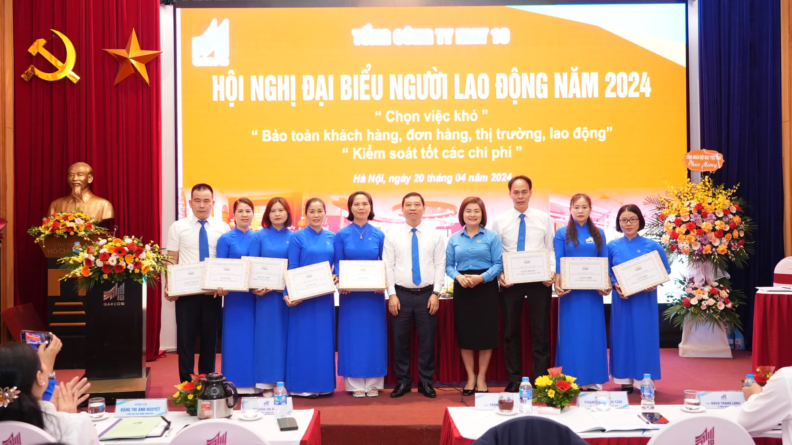 HỘI NGHỊ NGƯỜI LAO ĐỘNG TCT MAY 10 NĂM 2024