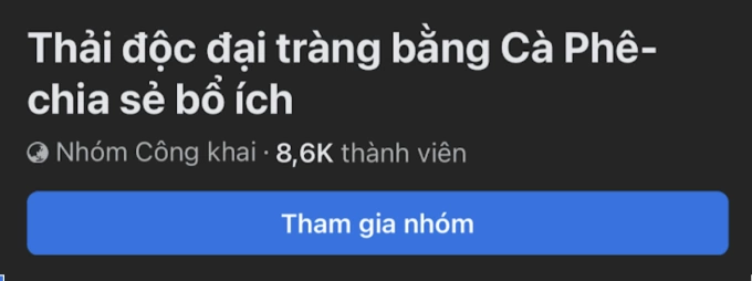 a-nh-ma-n-hi-nh-2023-03-03-lu-8906-5631-1677804394 Mạng xã hội tràn lan các hội nhóm, chia sẻ cách truyền dịch thải độc, thu hút hàng nghìn người tham gia. Ảnh: Chụp màn hình