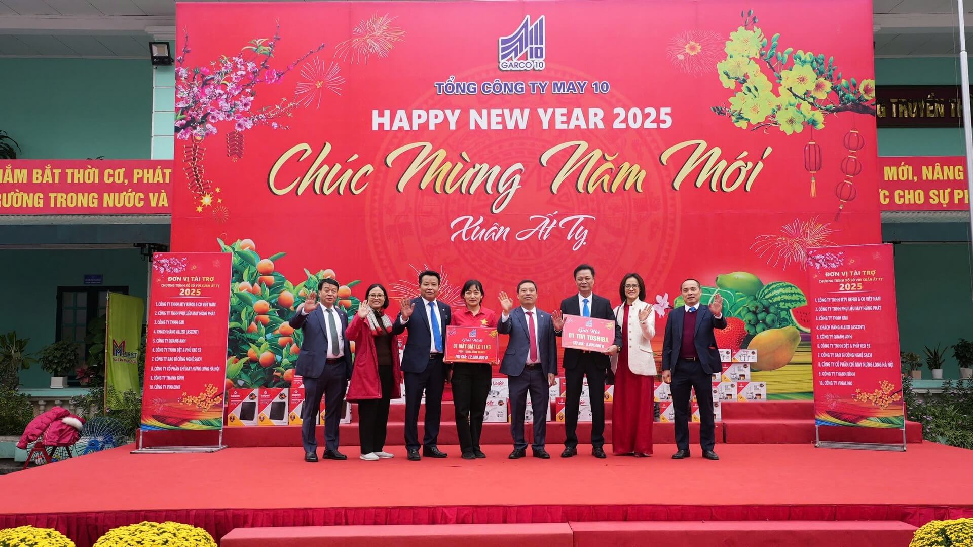 KẾT QUẢ XỔ SỐ MAY MẮN ĐẦU XUÂN 2025 TẠI MAY 10