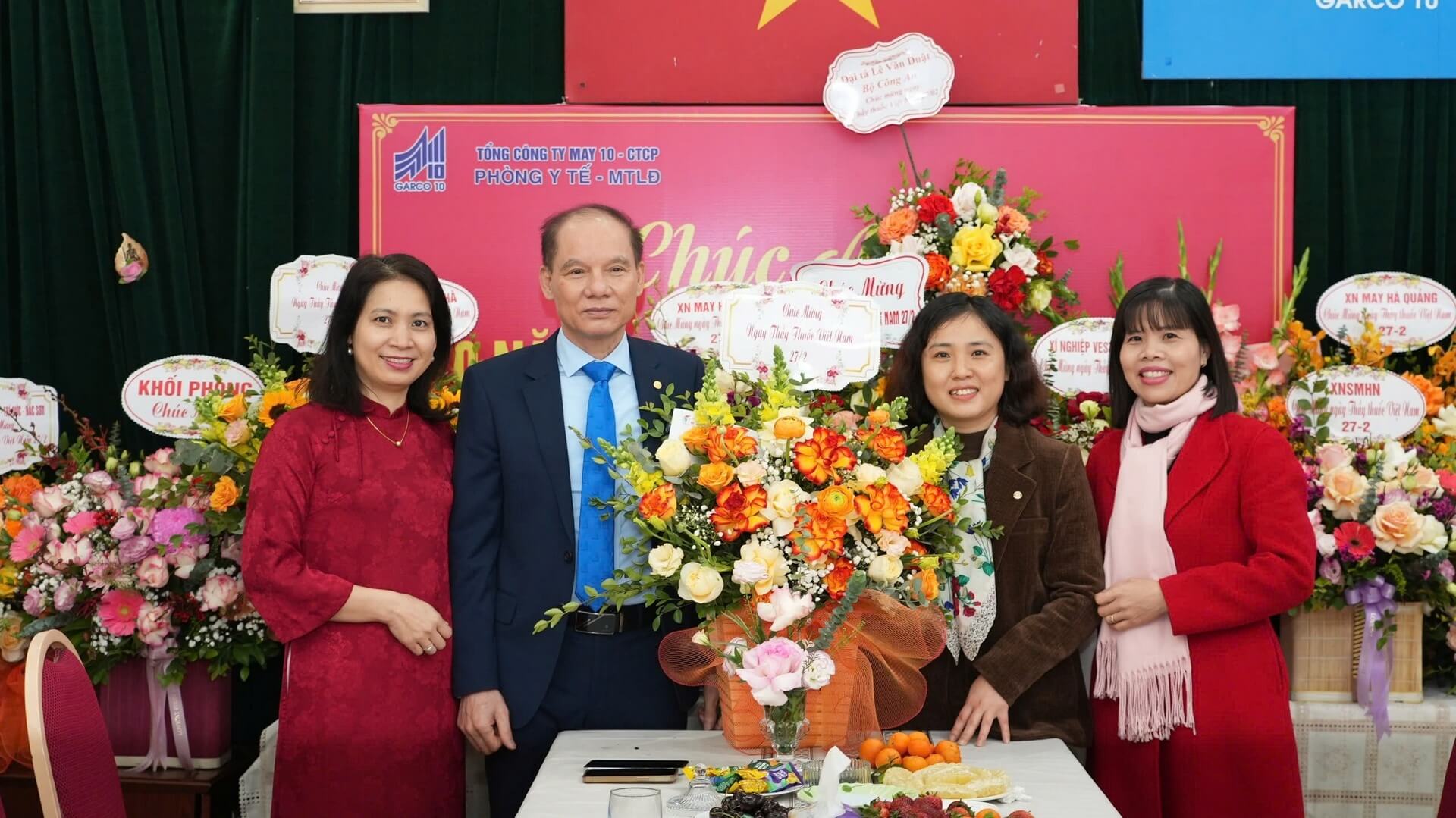 TRI ÂN NHỮNG NGƯỜI THẦY THUỐC TẬN TÂM CỦA TỔNG CÔNG TY MAY 10