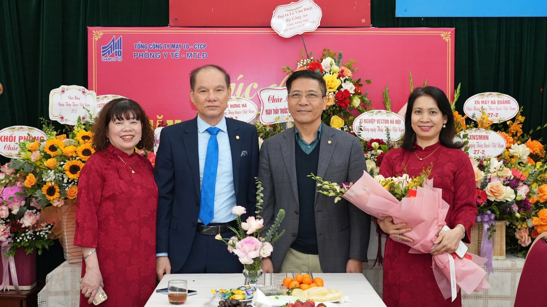 TRI ÂN NHỮNG NGƯỜI THẦY THUỐC TẬN TÂM CỦA TỔNG CÔNG TY MAY 10