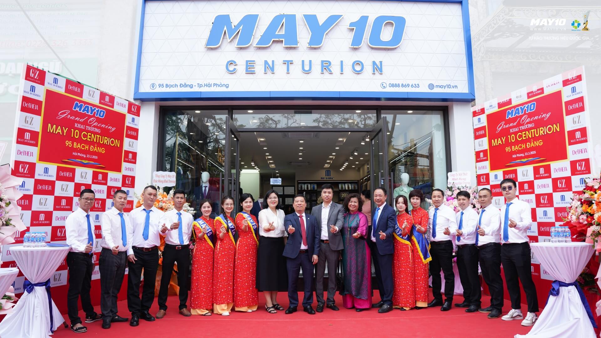 Khai trương trung tâm thời trang May 10 Centurion tại Bạch Đằng, Hải Phòng