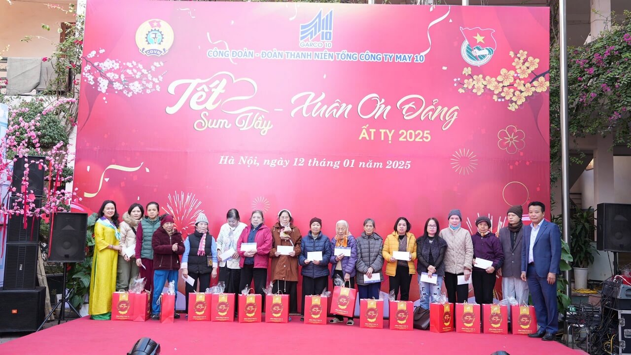 May 10 lan tỏa yêu thương qua chương trình “Vui xuân – làm việc thiện” 2025