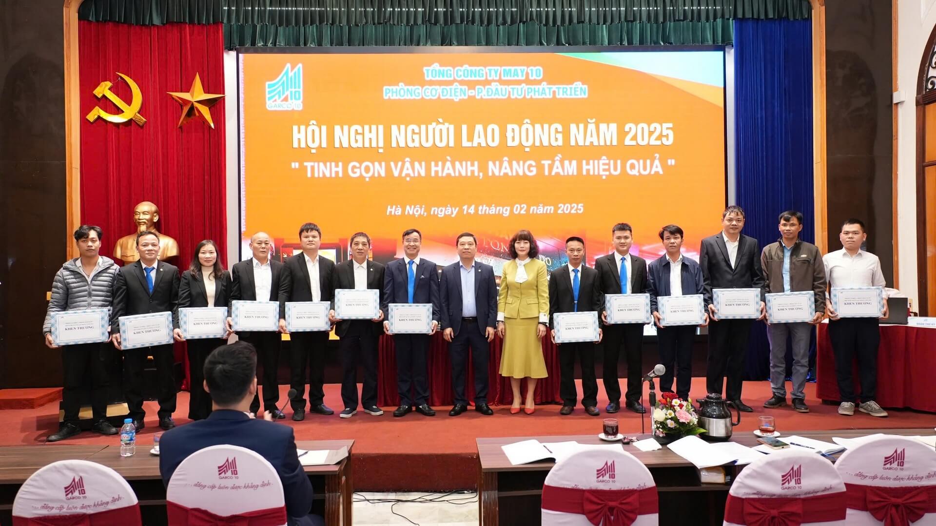 Hội nghị NLĐ TCT May 10 – Tinh gọn vận hành, nâng tầm hiệu quả