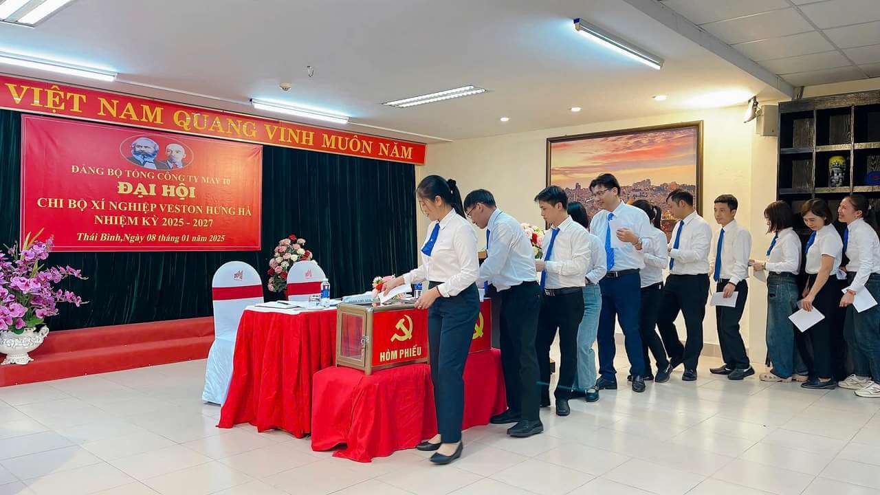 TỔ CHỨC THÀNH CÔNG ĐẠI HỘI CHI BỘ NHIỆM KỲ 2025-2027