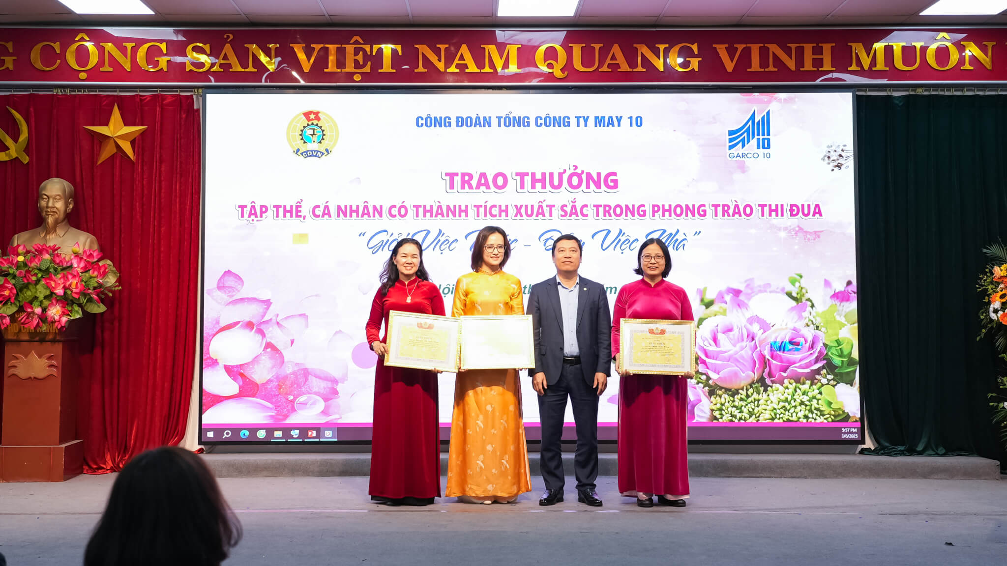 TCT May 10 chào mừng ngày Quốc tế Phụ nữ 8/3