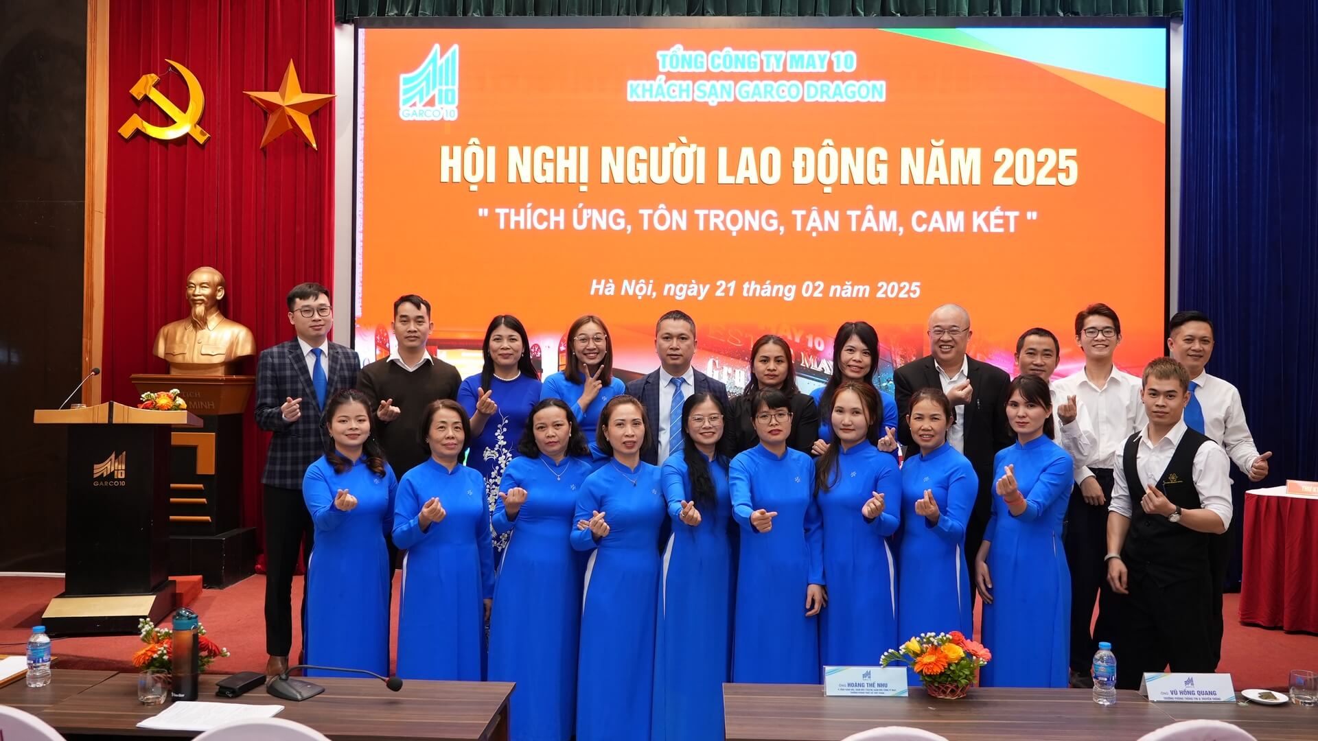 Hội nghị NLĐ TCT May 10 – Tinh gọn vận hành, nâng tầm hiệu quả