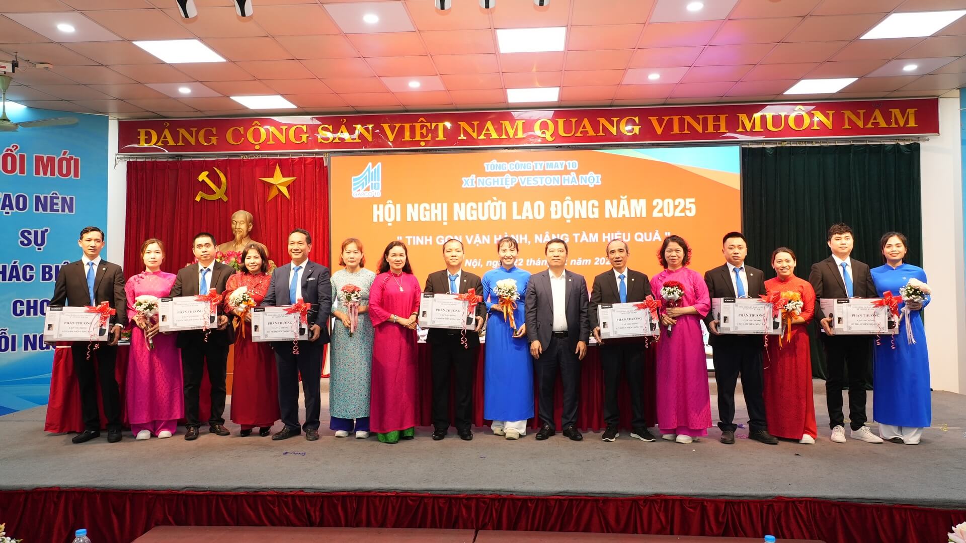Hội nghị NLĐ TCT May 10 – Tinh gọn vận hành, nâng tầm hiệu quả