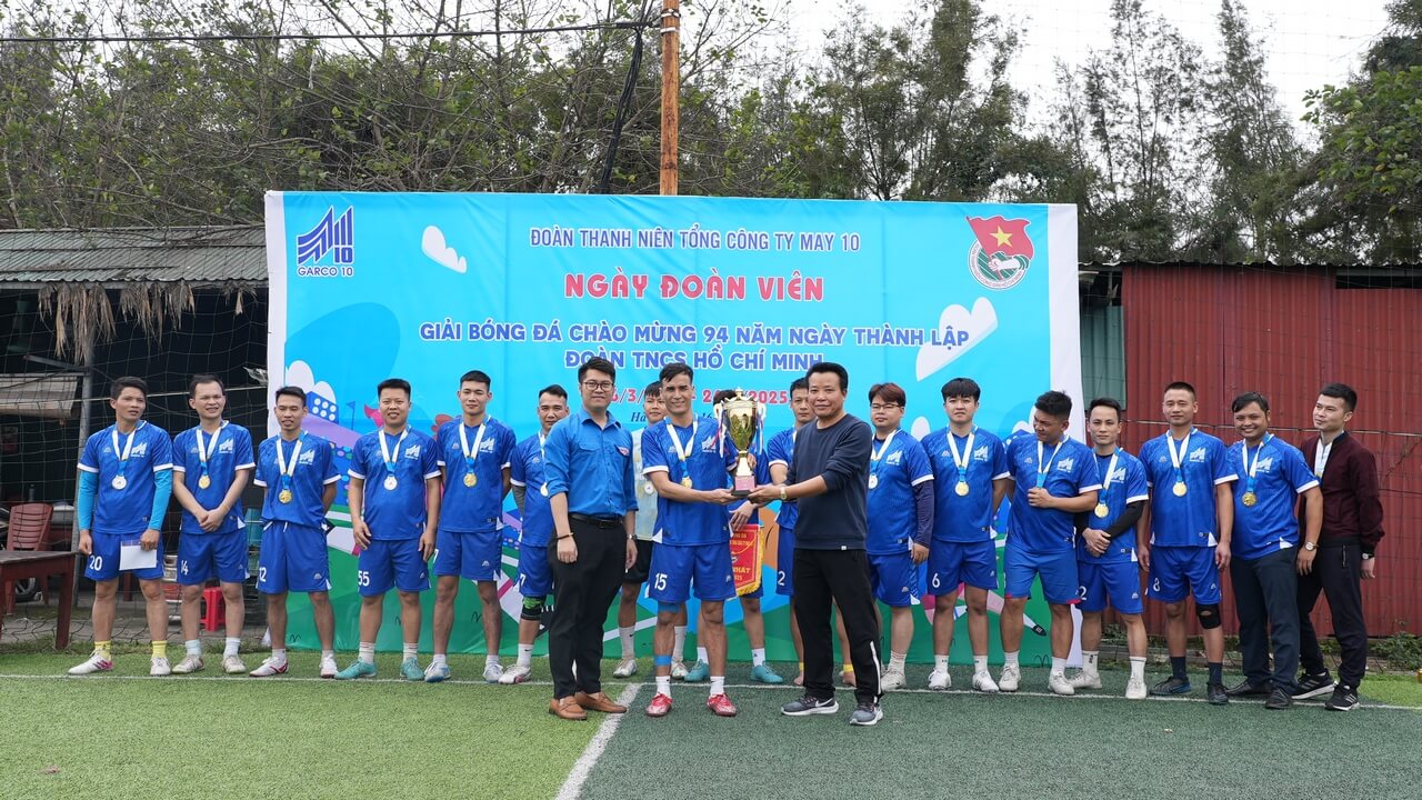 Giải bóng đá mini tranh cúp May 10 lần thứ VIII năm 2025  – Rực lửa & hấp dẫn!