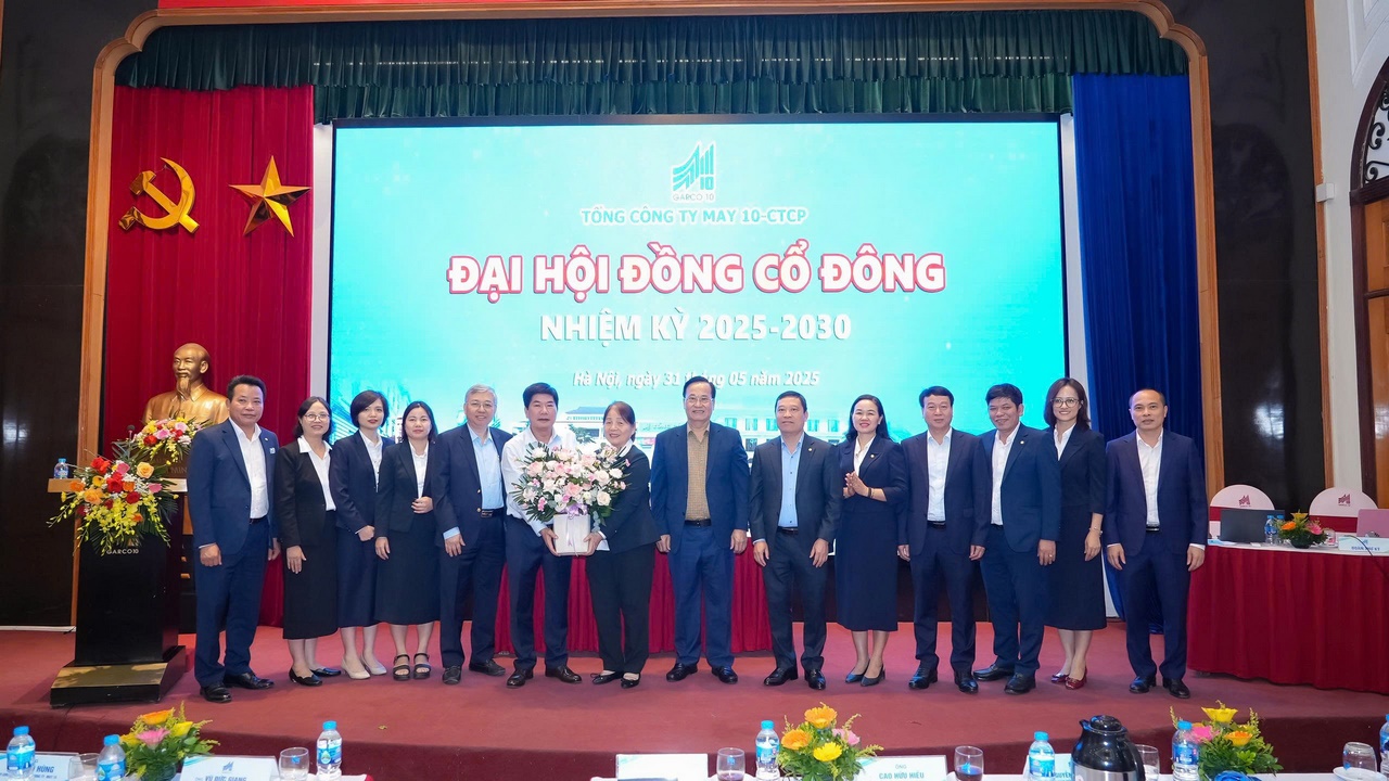 May 10 tổ chức thành công Đại hội đồng cổ đông nhiệm kỳ 2025–2030