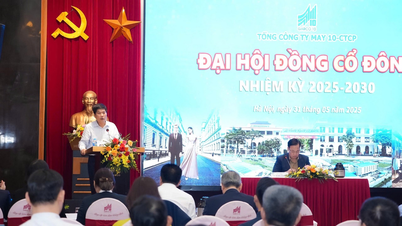 May 10 tổ chức thành công Đại hội đồng cổ đông nhiệm kỳ 2025–2030