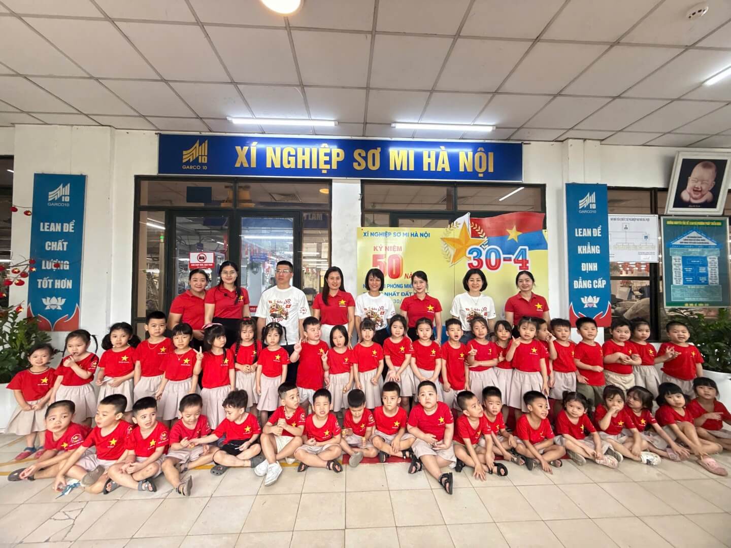 Các bé Trường Mầm non May 10 thăm quan TCT May 10