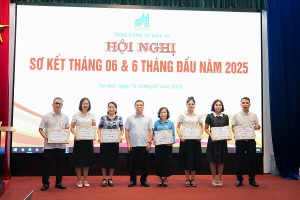 TCT May 10 sơ kết 6 tháng đầu năm 2025: Giữ vững đà tăng trưởng – Hướng tới phát triển bền vững