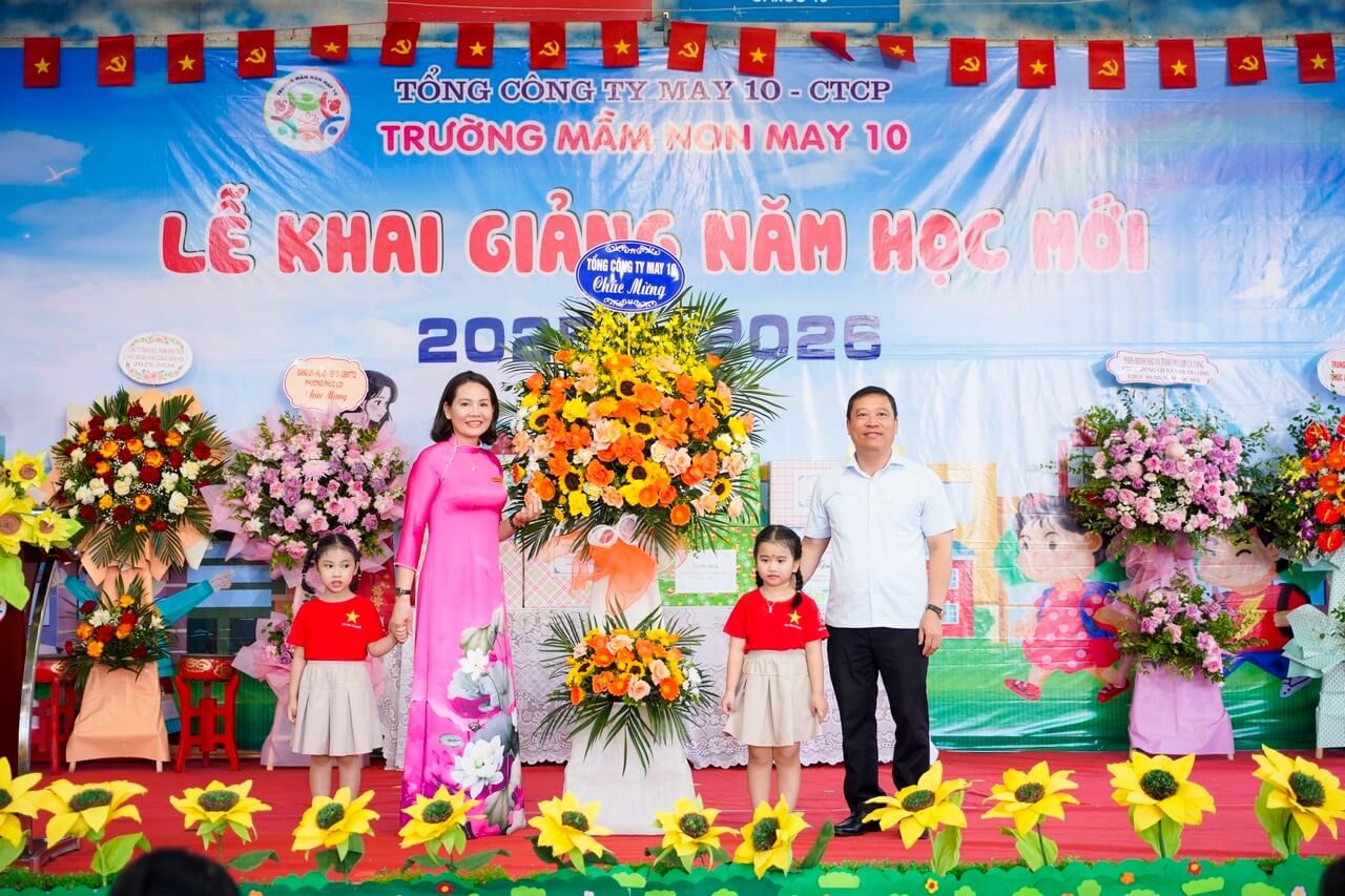 Trường Mầm non May 10 tưng bừng khai giảng năm học mới 2025 – 2026