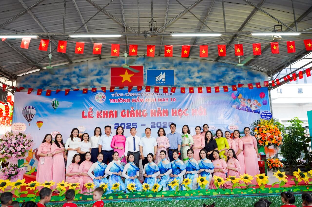 Trường Mầm non May 10 tưng bừng khai giảng năm học mới 2025 – 2026