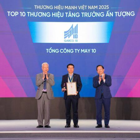May 10 được vinh danh Top 10 thương hiệu tăng trưởng ấn tượng năm 2025