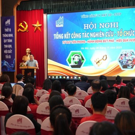 May 10 tổ chức hội nghị tổng kết công tác IE năm 2025