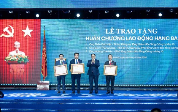 Kỷ niệm 80 năm thành lập May 10 (1946-2026) và đón nhận Huân chương Lao động hạng Nhất