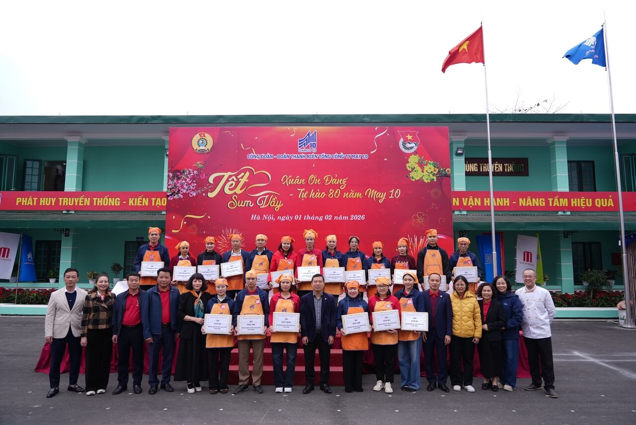 TẾT SUM VẦY – XUÂN ƠN ĐẢNG 2026 TẠI MAY 10