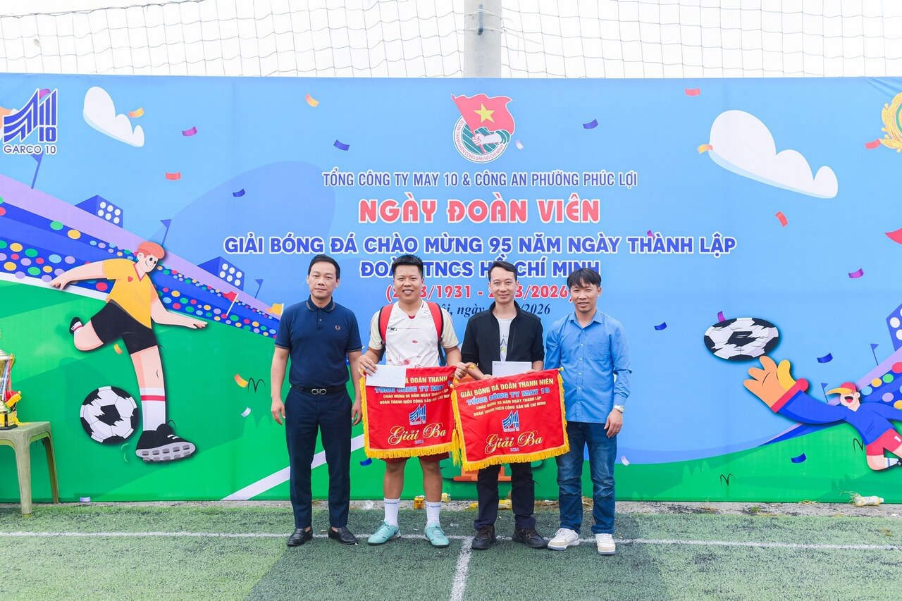 GIẢI BÓNG ĐÁ MINI TRANH CÚP MAY 10 LẦN THỨ IX NĂM 2026 – RỰC LỬA & HẤP DẪN!