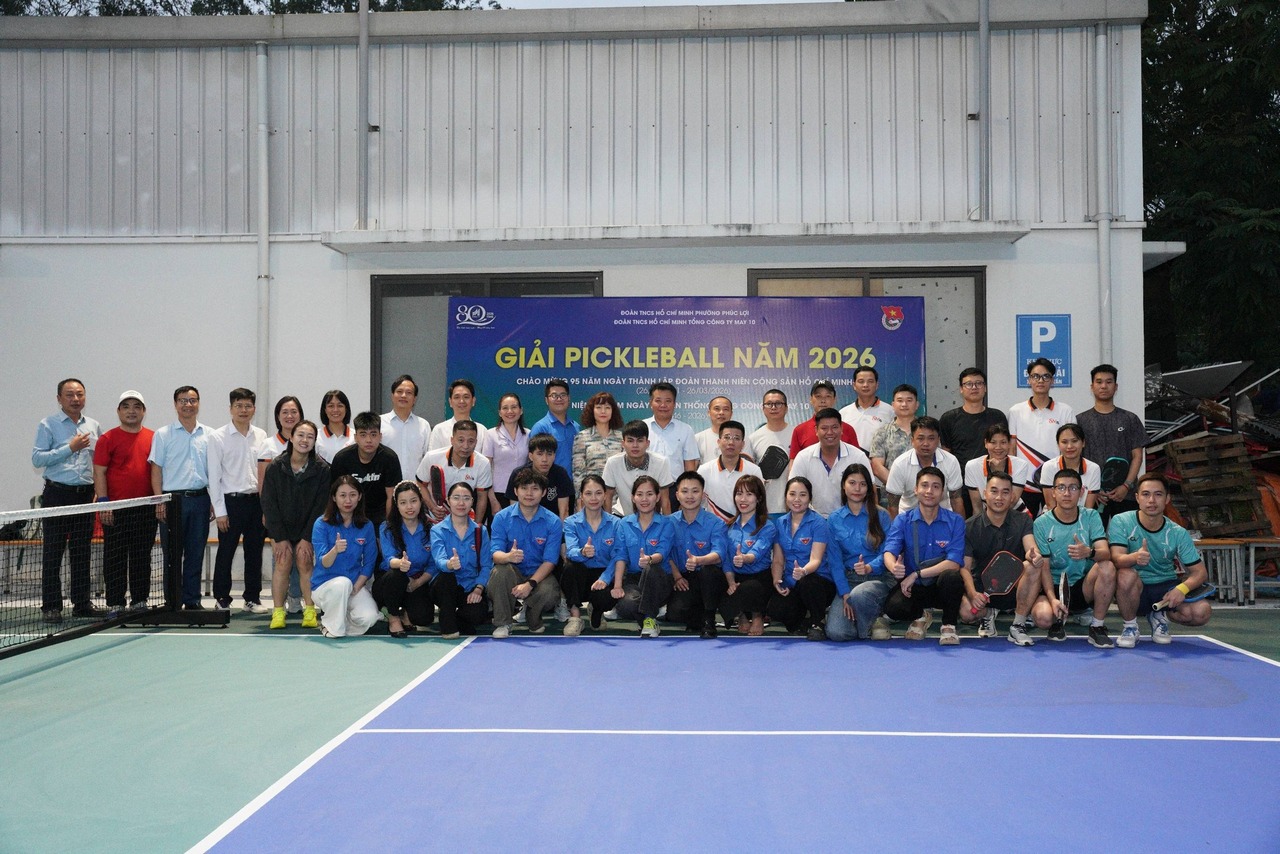 KHAI MẠC GIẢI PICKLEBALL MAY 10 LẦN THỨ I – KHỞI ĐỘNG SÂN CHƠI NĂNG ĐỘNG, KẾT NỐI TINH THẦN ĐOÀN KẾT